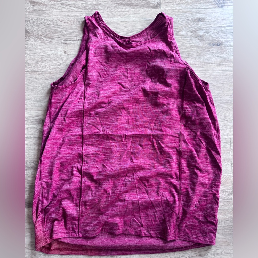 Lululemon Pink Sleeveless runners top.